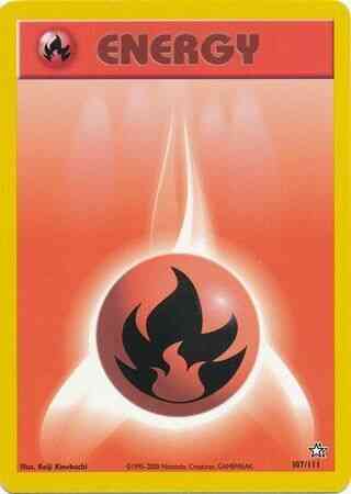 Fire Energy - 107/111 - Common - Unlimited [neo1U-107] [Non-Holo]