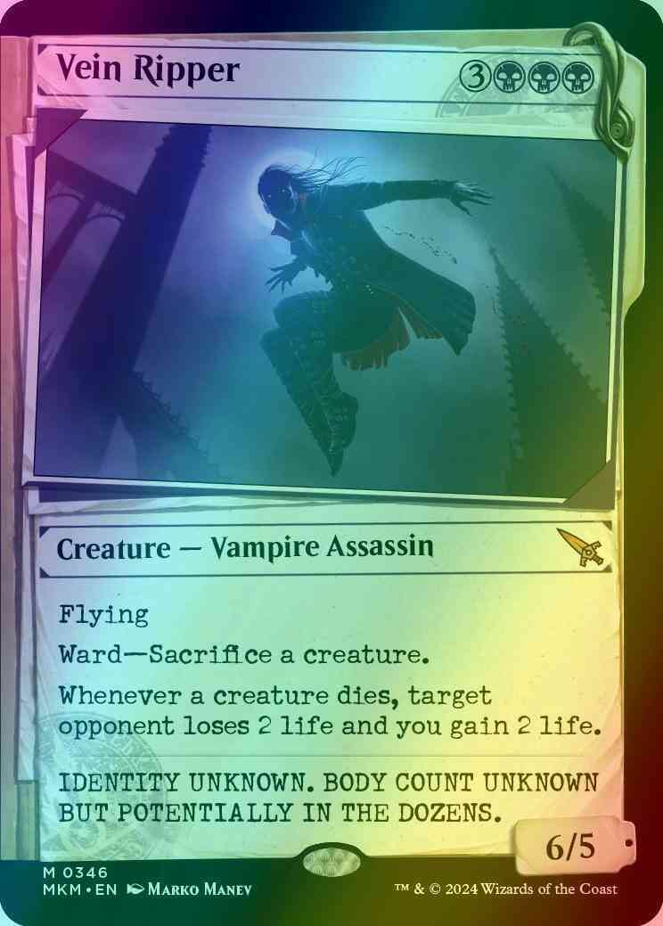 Vein Ripper [346] [Dossier Showcase] [Murders at Karlov Manor] [Foil]