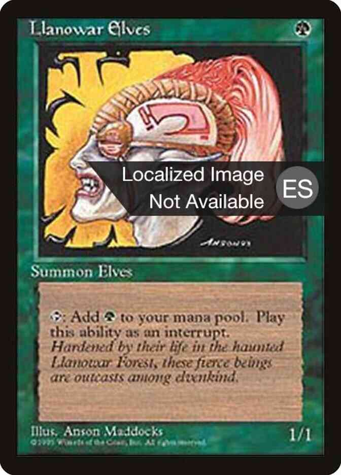 Llanowar Elves - Portuguese [261] [Fourth Edition Black Border: Portuguese] [Non-Foil]