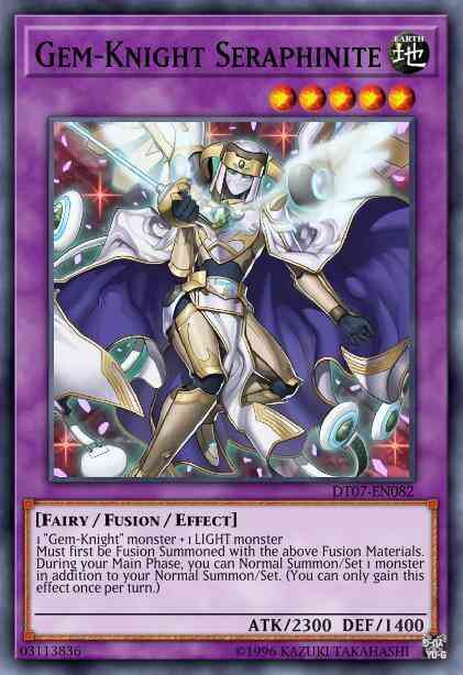 Gem-Knight Seraphinite - DT07-EN082 - Duel Terminal Rare Parallel Rare - Duel Terminal