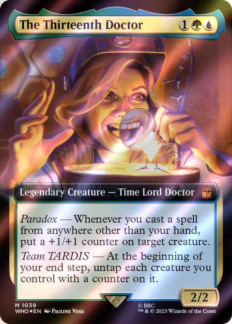 The Thirteenth Doctor [1039] [Extended Art] [Universes Beyond: Doctor Who] [Surge Foil]