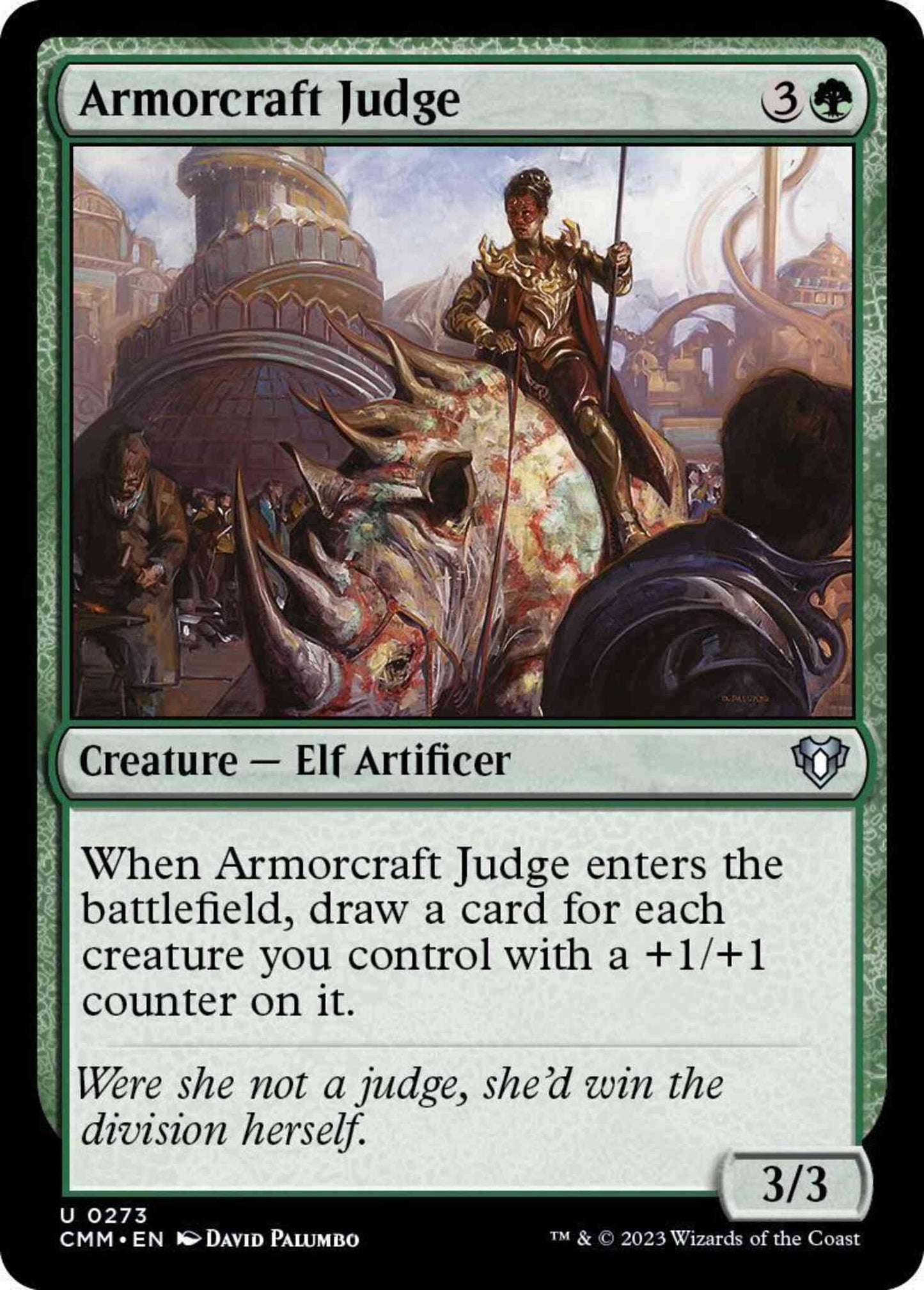 Armorcraft Judge [273] [Commander Masters] [Non-Foil]