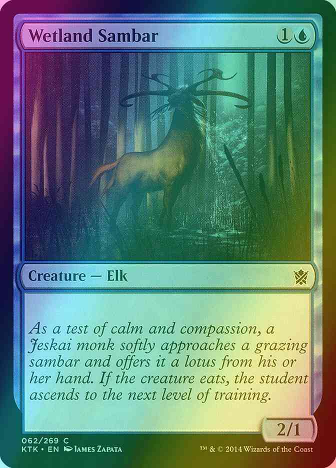 Wetland Sambar [62] [Khans Of Tarkir] [Foil]