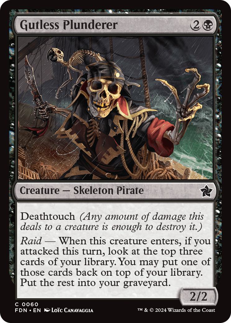 Gutless Plunderer [60] [Foundations] [Non-Foil]