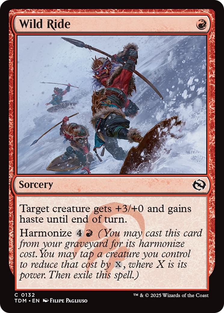 Wild Ride [132] [Tarkir: Dragonstorm] [Non-Foil]
