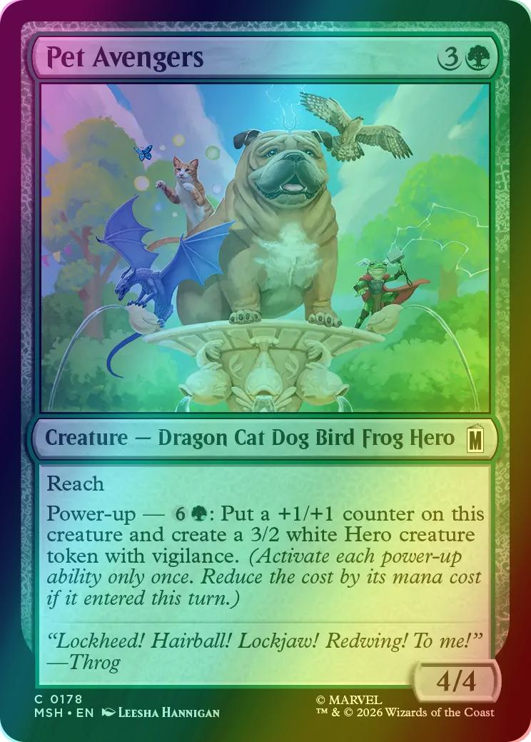 Pet Avengers [178] [Marvel Super Heroes] [Foil]