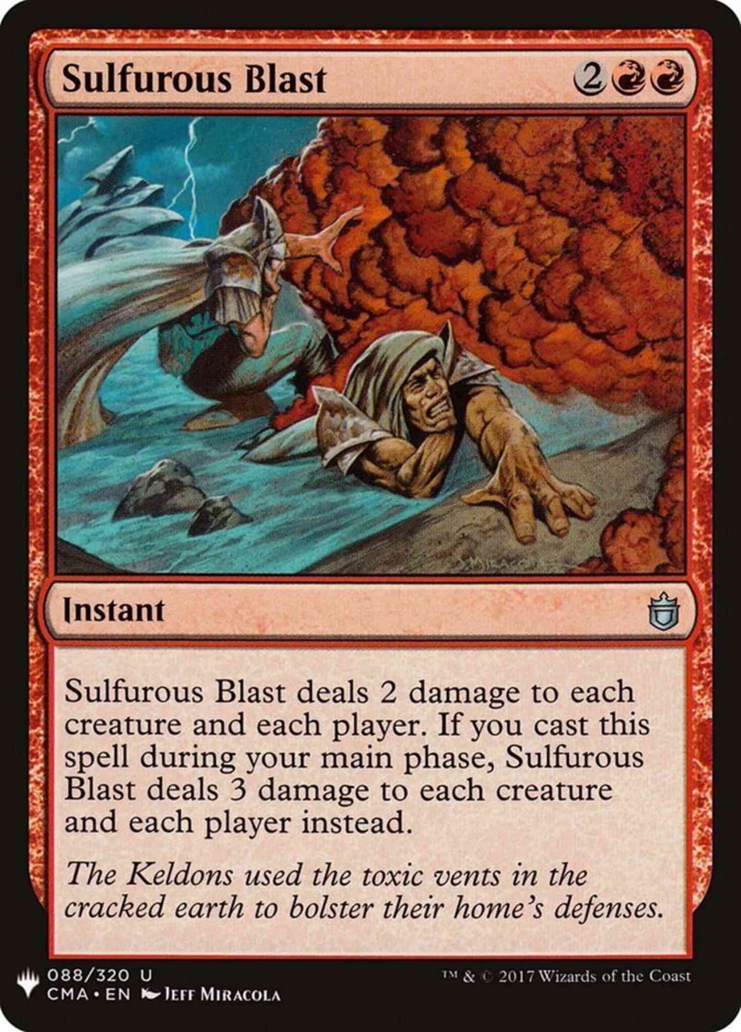 Sulfurous Blast [CMA-88] [The List] [Non-Foil]