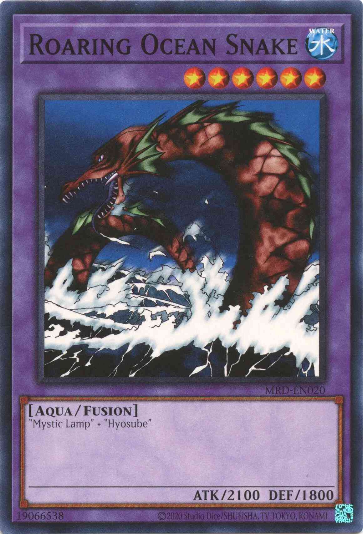Roaring Ocean Snake - 25th Anniversary - MRD-EN020 - Common - Unlimited