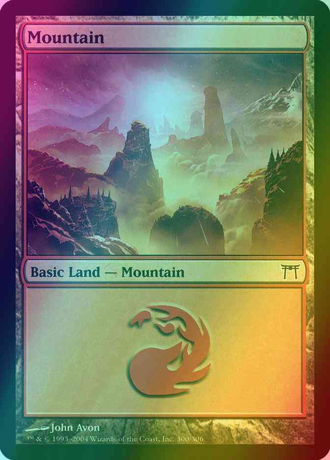 Mountain [300] [Champions of Kamigawa] [Foil]