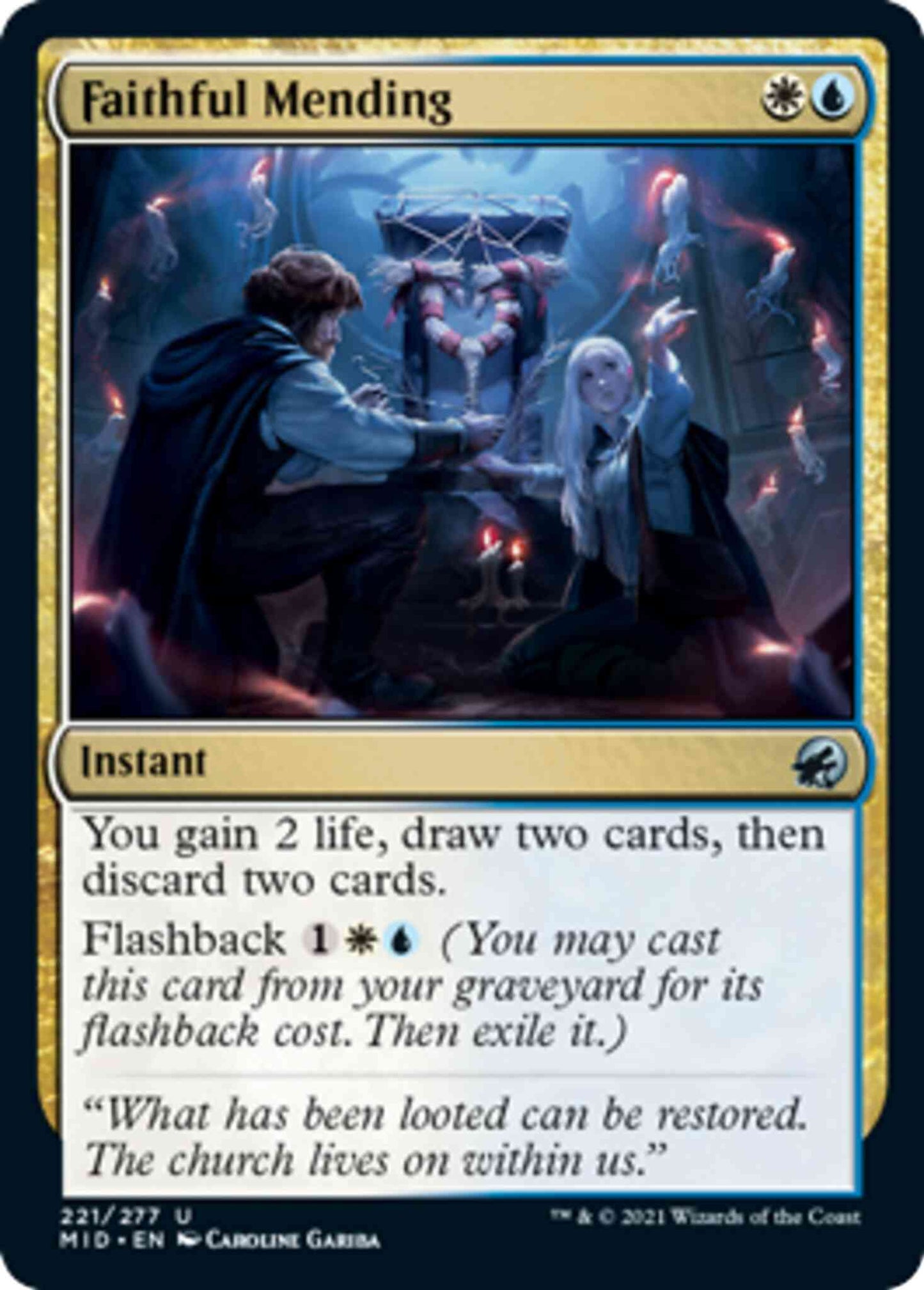Faithful Mending [221] [Innistrad: Midnight Hunt] [Non-Foil]