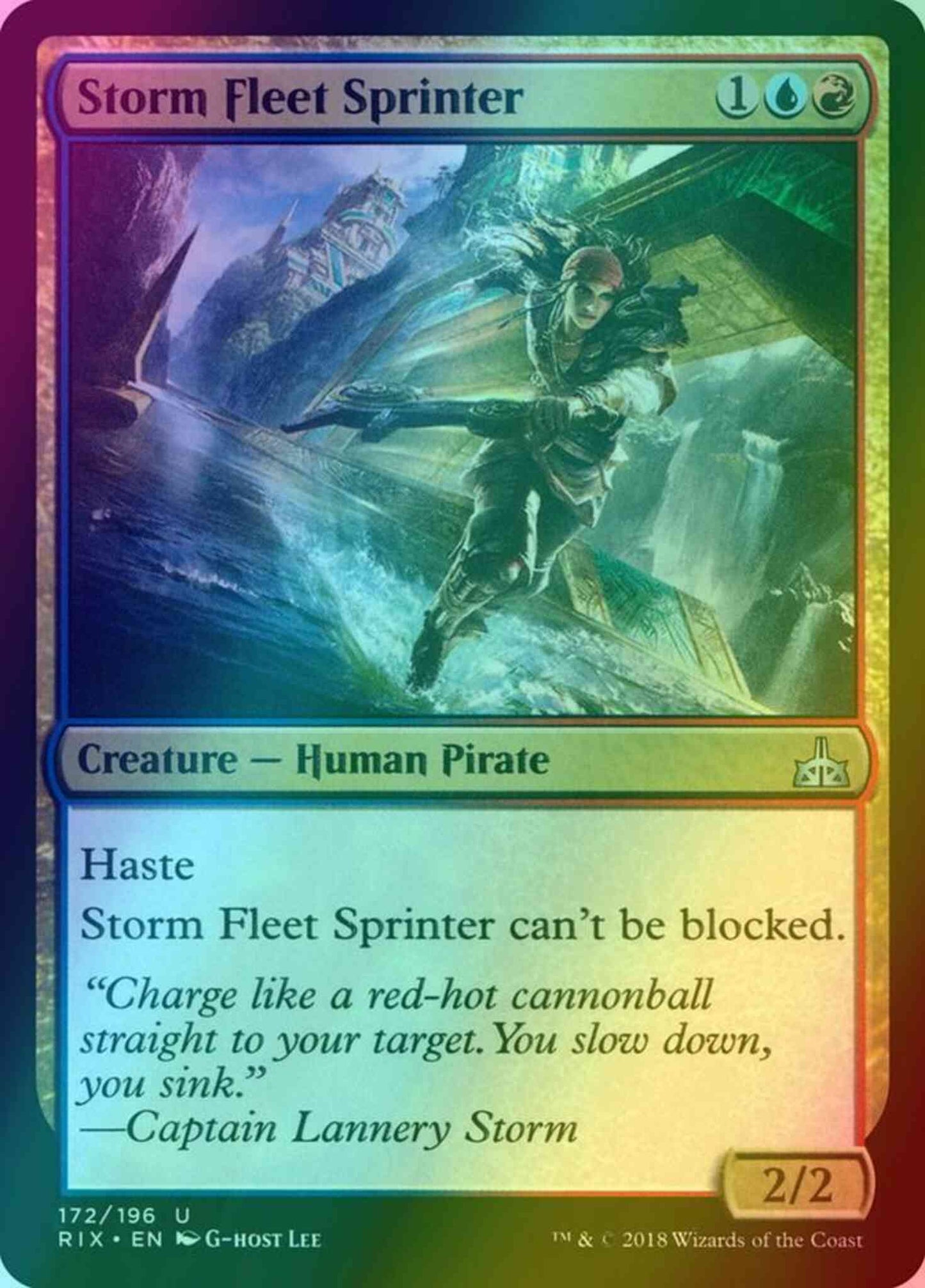 Storm Fleet Sprinter [172] [Rivals of Ixalan] [Foil]
