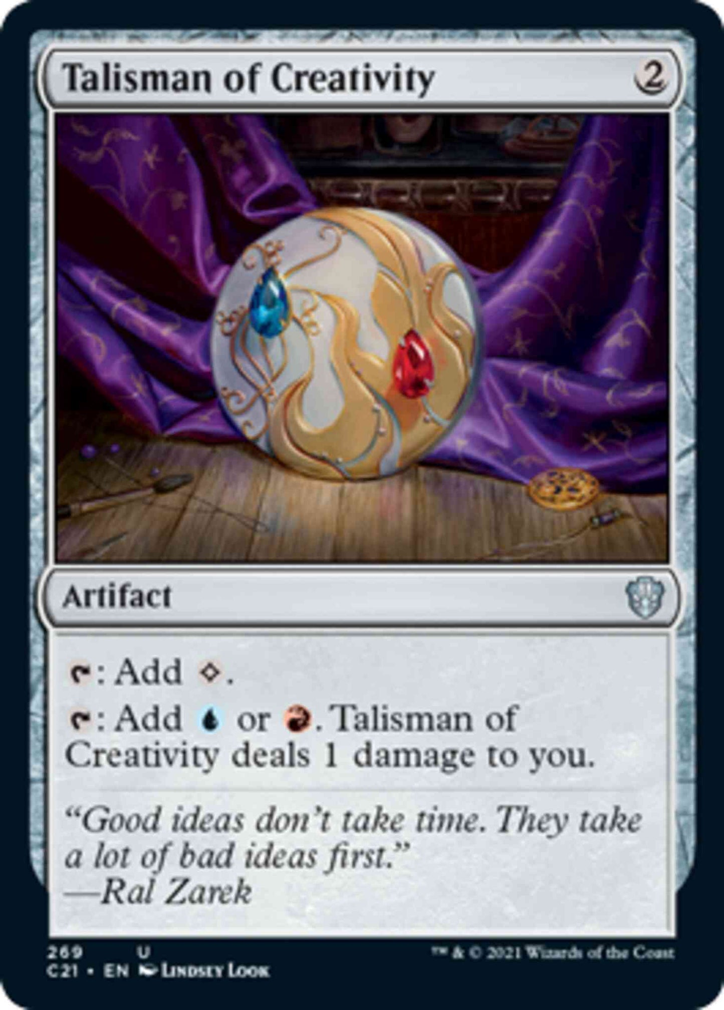 Talisman of Creativity [269] [Commander 2021] [Non-Foil]