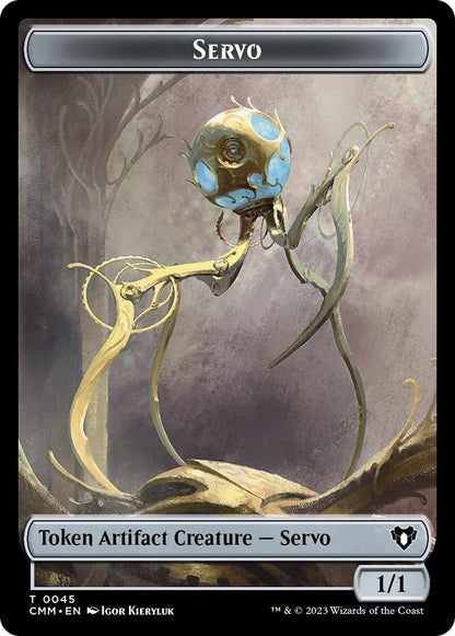 Kor Soldier Token (08) // Servo Token (45) [Commander Masters: Tokens] [Non-Foil]