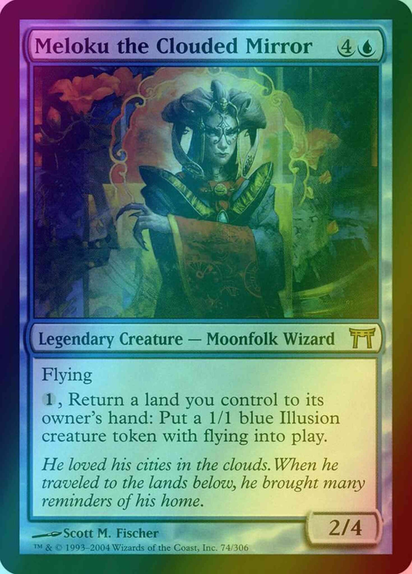 Meloku the Clouded Mirror [74] [Champions of Kamigawa] [Foil]
