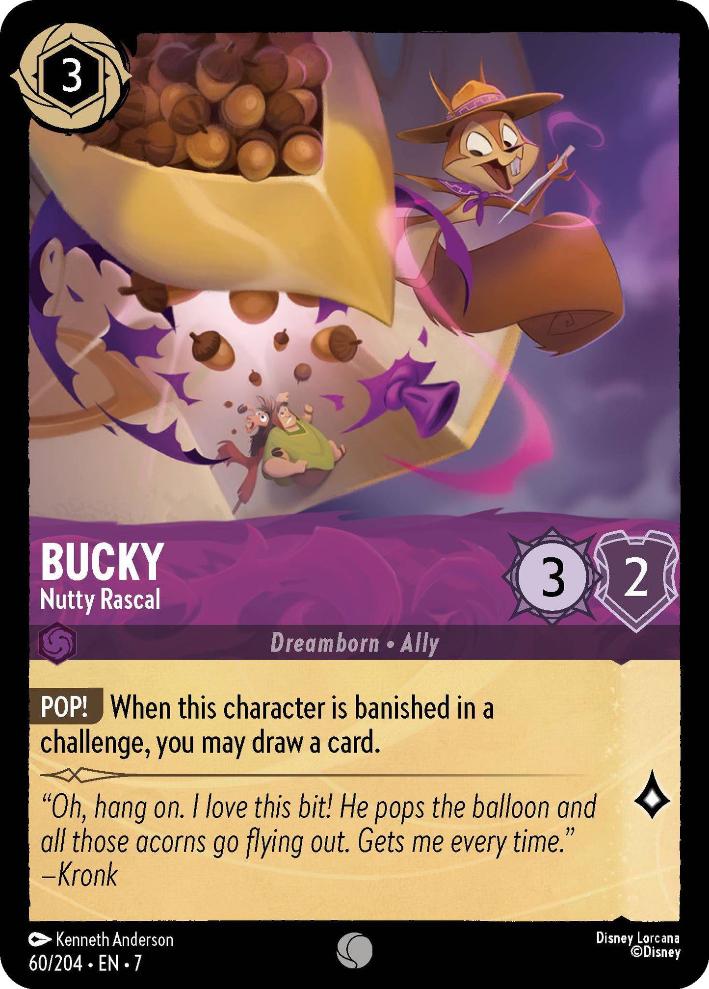 Bucky - Nutty Rascal - 60/204 [Archazia's Island] [Non-Foil]