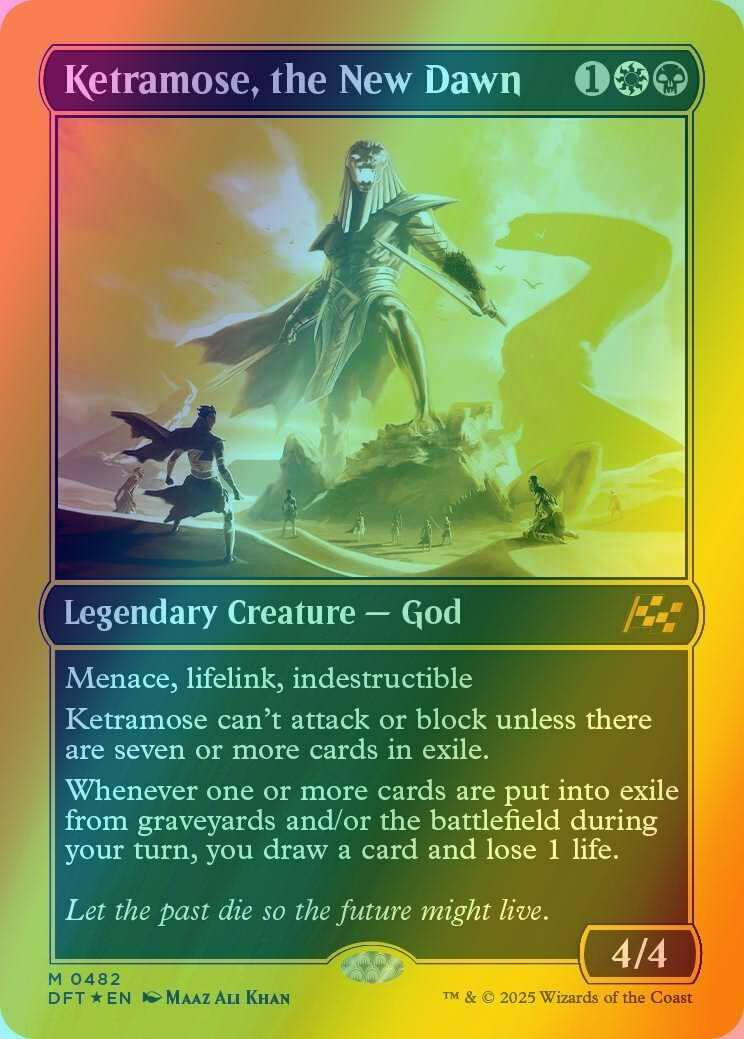 Ketramose, the New Dawn [482] [Aetherdrift] [First-place Foil]