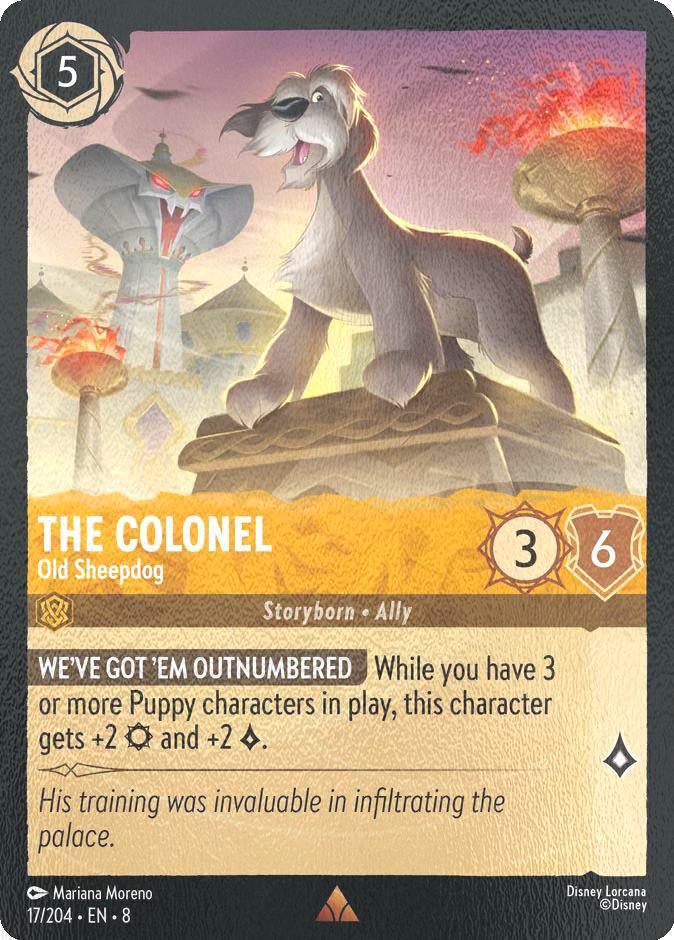The Colonel - Old Sheepdog - 17/204 [Reign of Jafar] [Cold Foil]