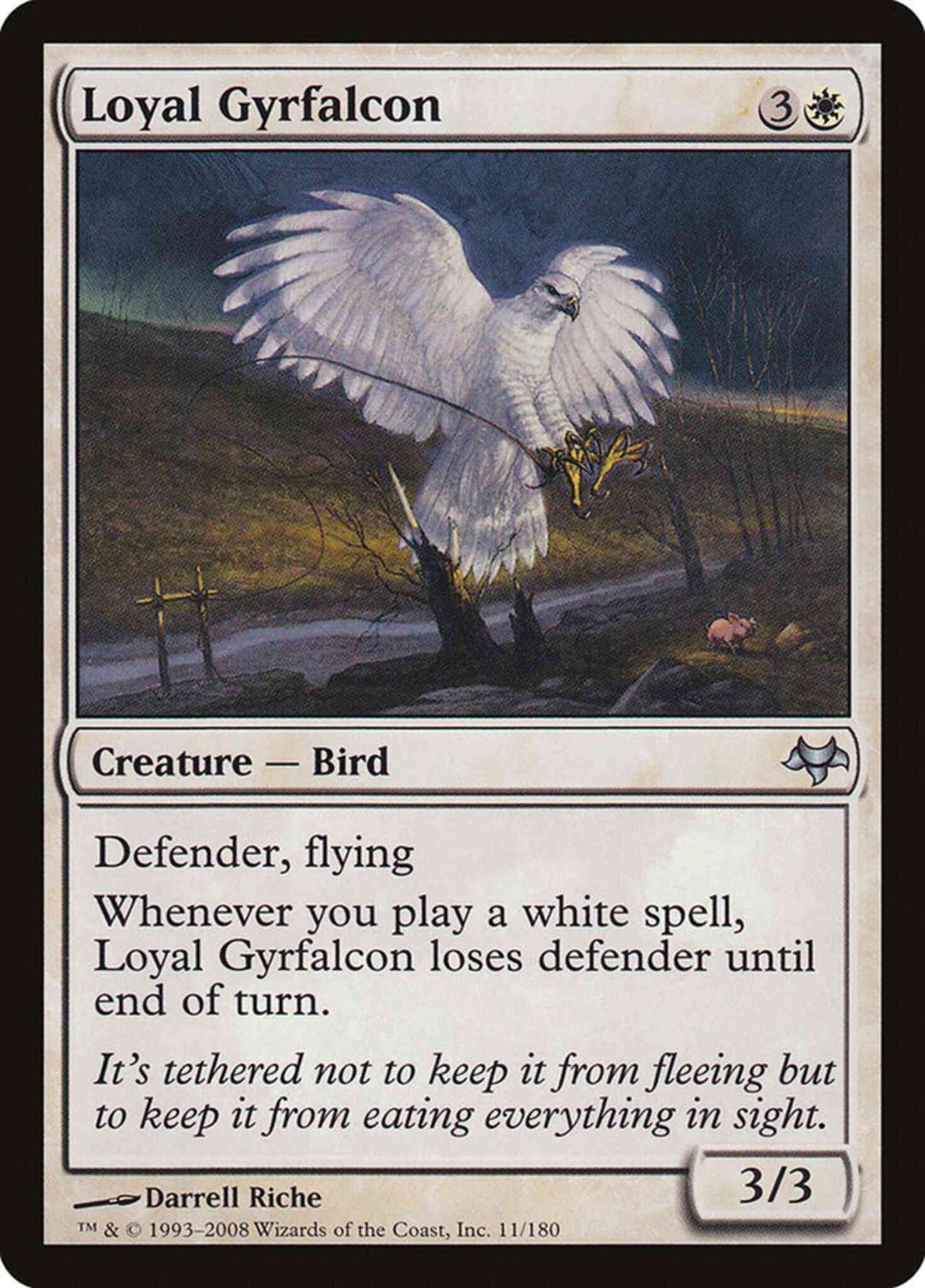 Loyal Gyrfalcon [11] [Eventide] [Non-Foil]