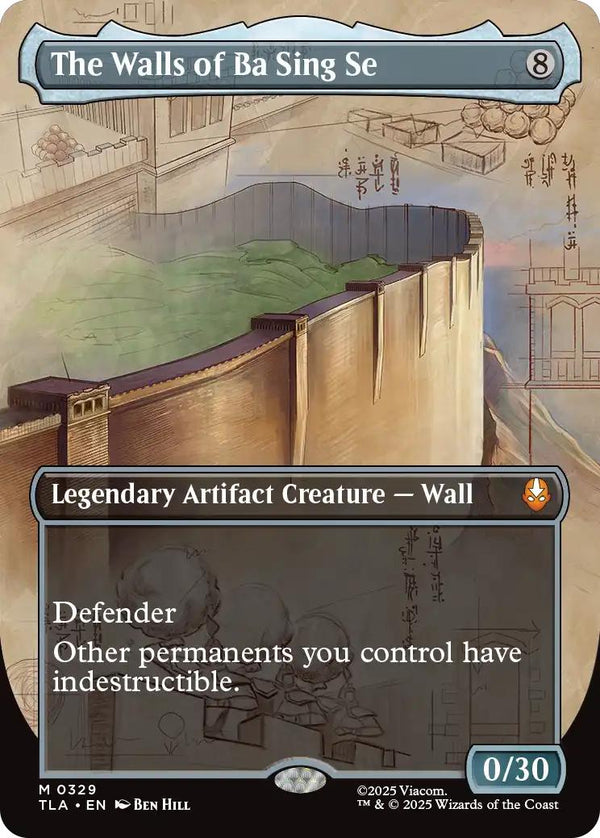 The Walls of Ba Sing Se [329] [Borderless] [Field Notes] [Avatar: The Last Airbender] [Non-Foil]