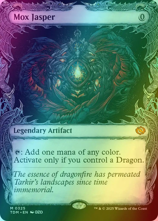 Mox Jasper [325] [Draconic Frame Showcase] [Tarkir: Dragonstorm] [Foil]