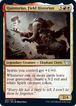 Quintorius, Field Historian [220] [Strixhaven: School of Mages] [Non-Foil]