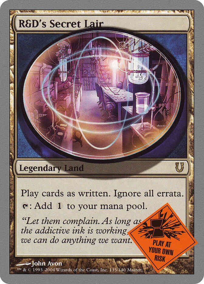 R&D's Secret Lair [135] [Unhinged] [Non-Foil]