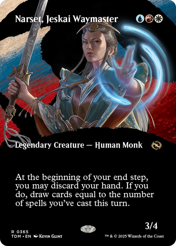 Narset, Jeskai Waymaster [365] [Borderless] [Clan] [Tarkir: Dragonstorm] [Non-Foil]