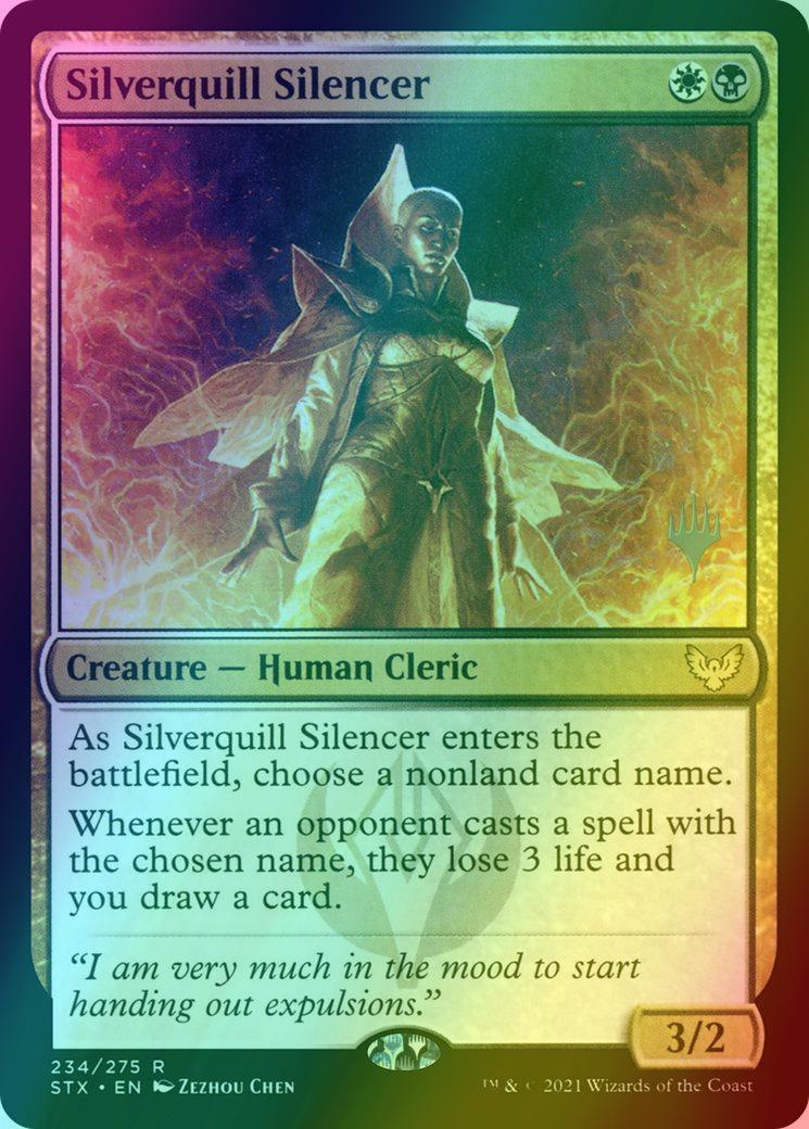 Silverquill Silencer [Promo Pack] [234p] [Strixhaven: School of Mages Promos] [Foil]