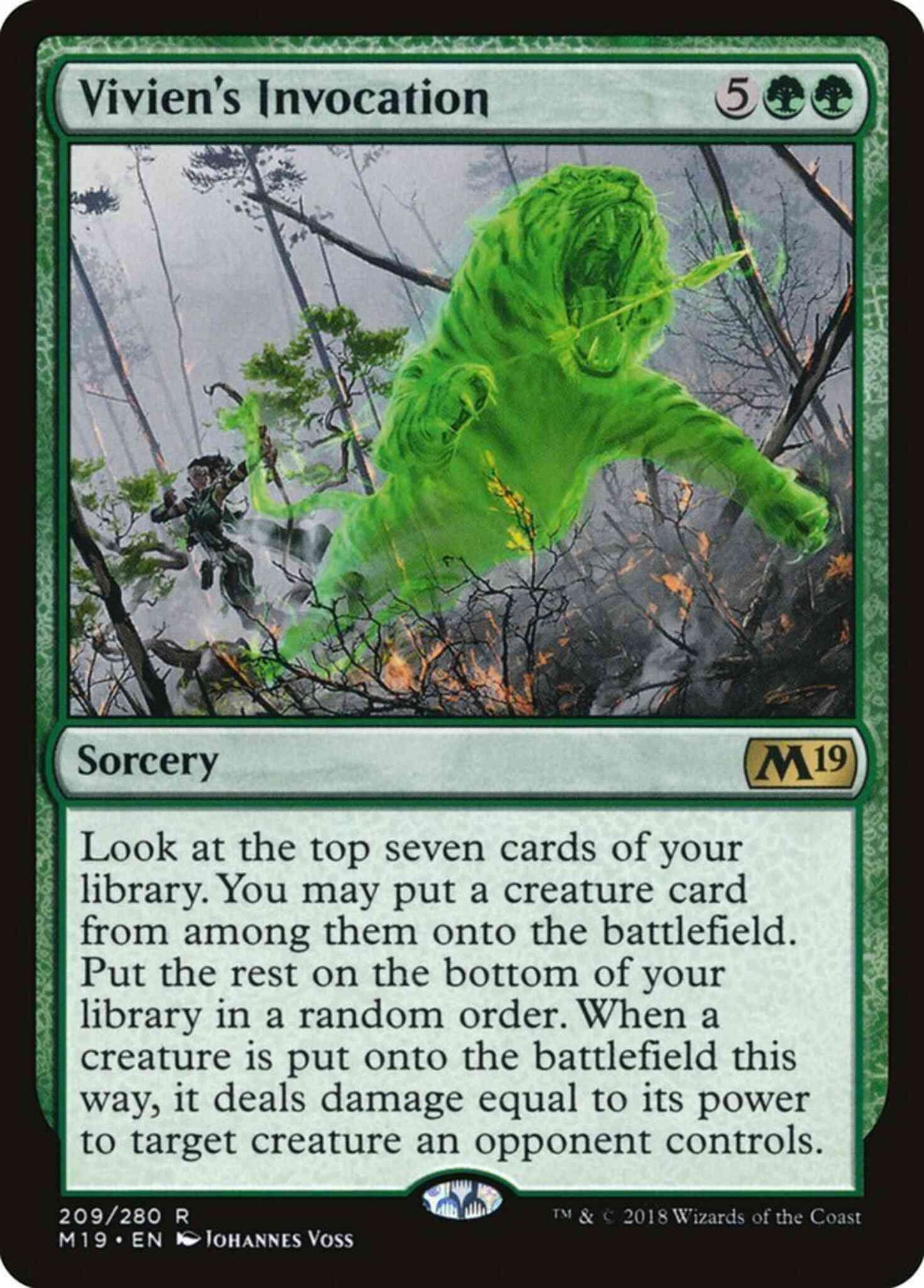 Vivien's Invocation [209] [Core Set 2019] [Non-Foil]