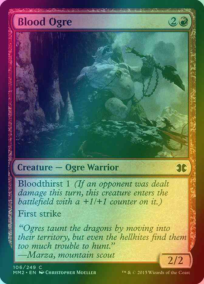 Blood Ogre [106] [Modern Masters 2015] [Foil]
