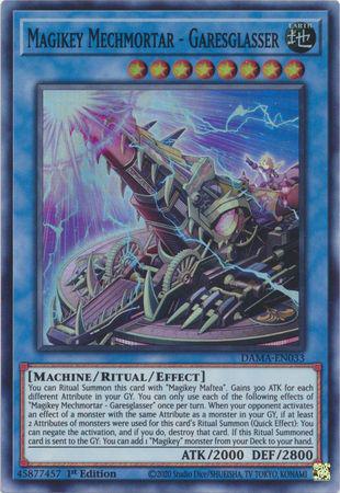 Magikey Mechmortar - Garesglasser - DAMA-EN033 - Super Rare - 1st Edition