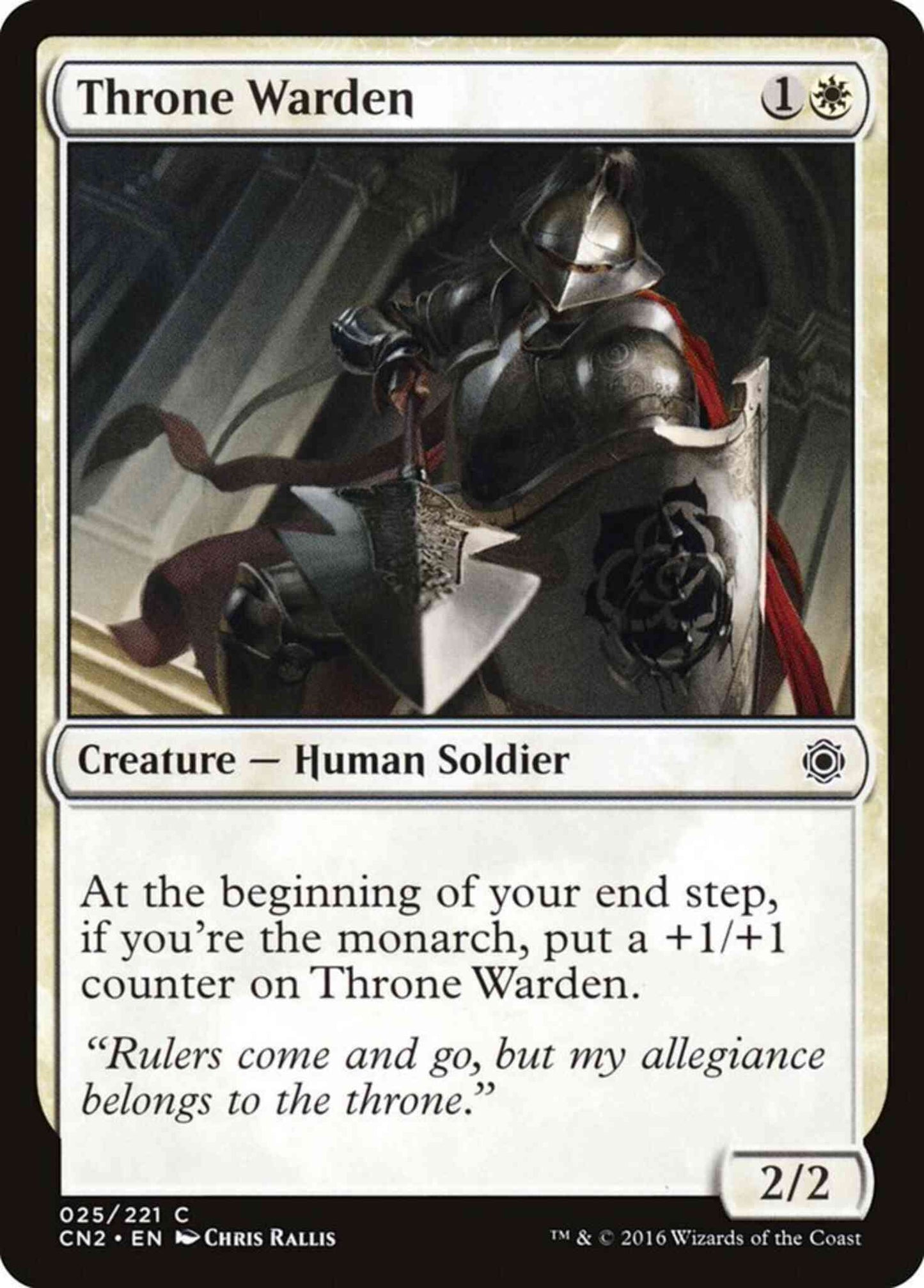 Throne Warden [25] [Conspiracy Take The Crown] [Non-Foil]