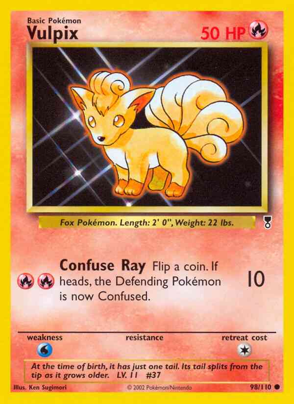Vulpix - 98/110 - Common [base6-98] [Reverse Holo]