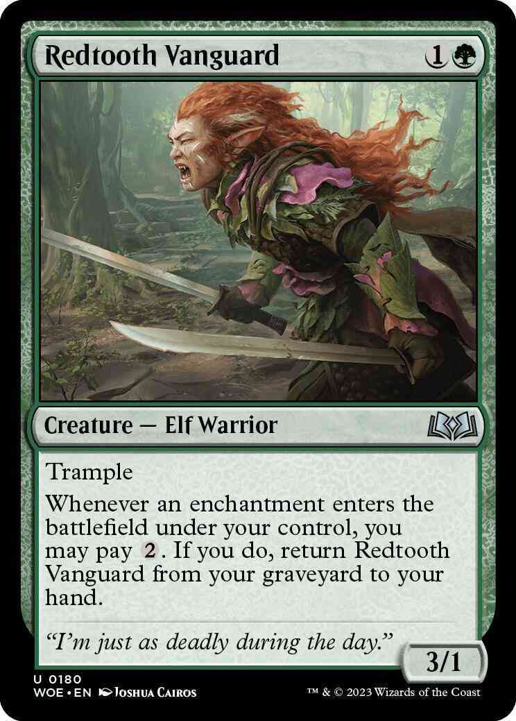 Redtooth Vanguard [180] [Wilds of Eldraine] [Non-Foil]