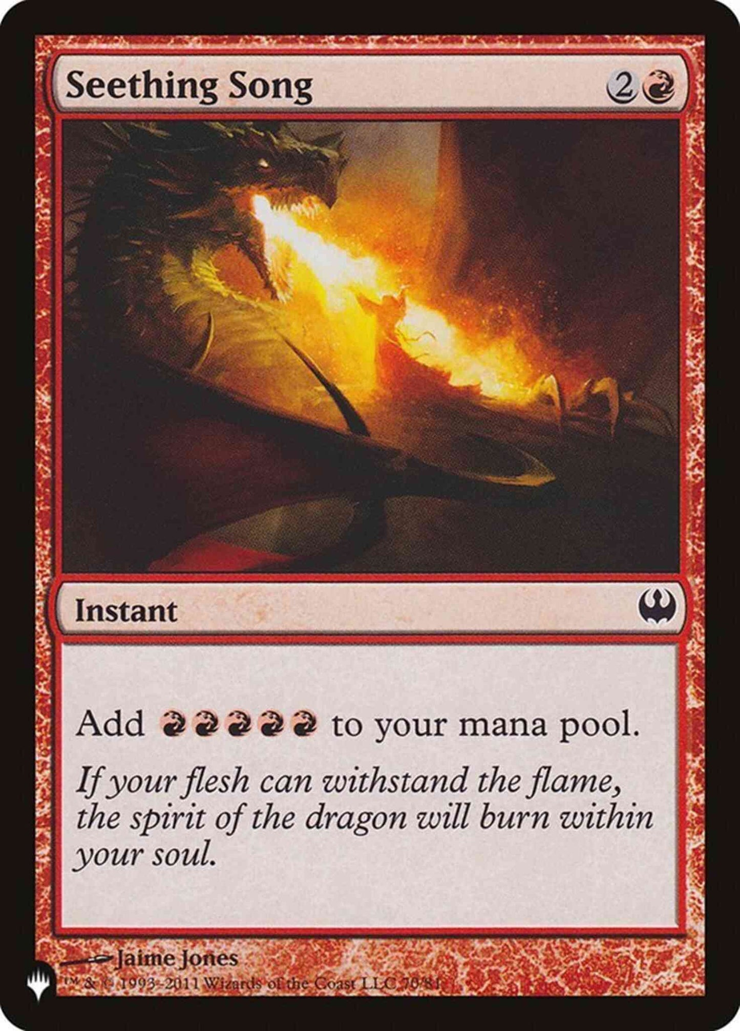 Seething Song [DDG-70] [The List] [Non-Foil]