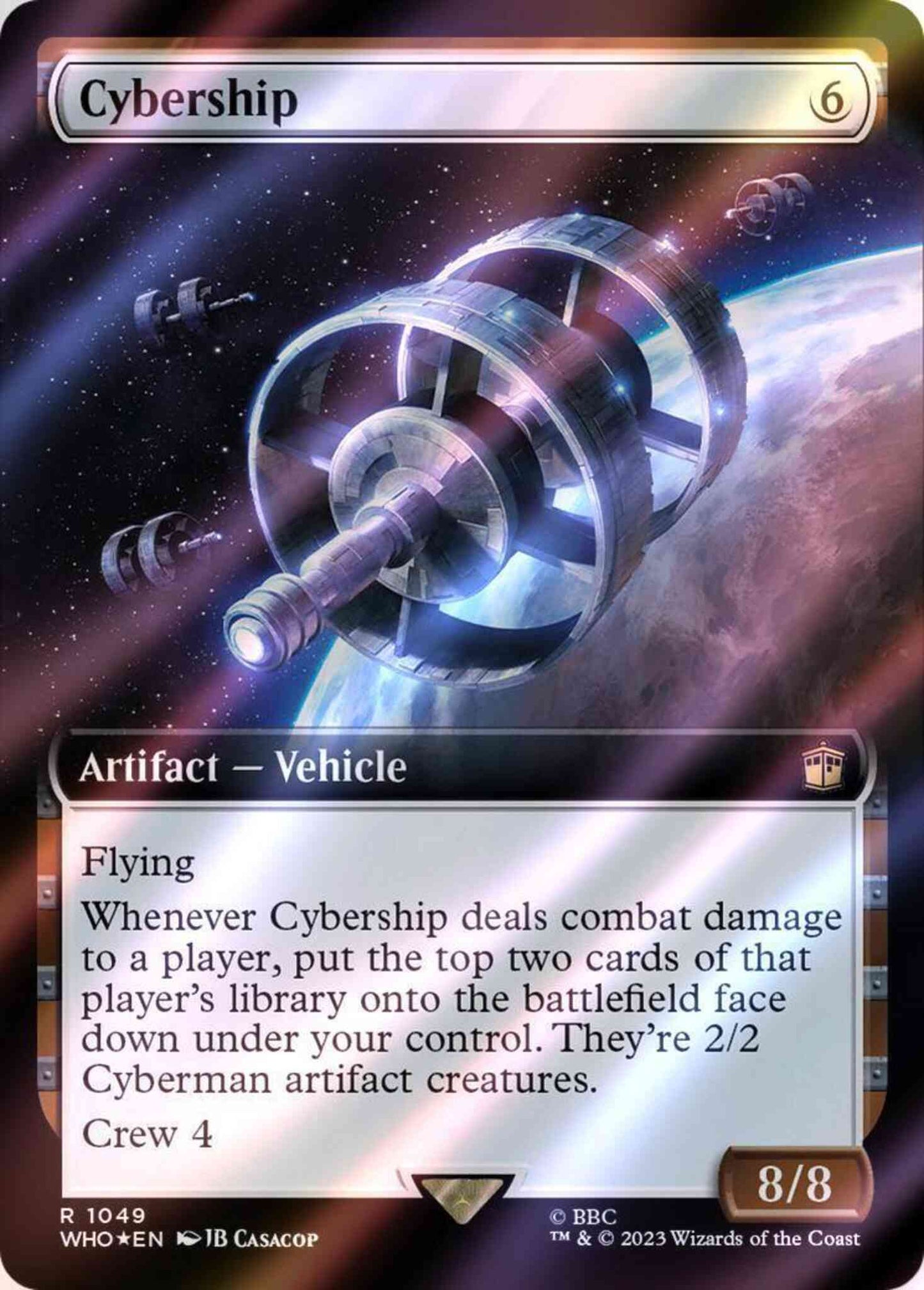 Cybership [1049] [Extended Art] [Universes Beyond: Doctor Who] [Surge Foil]