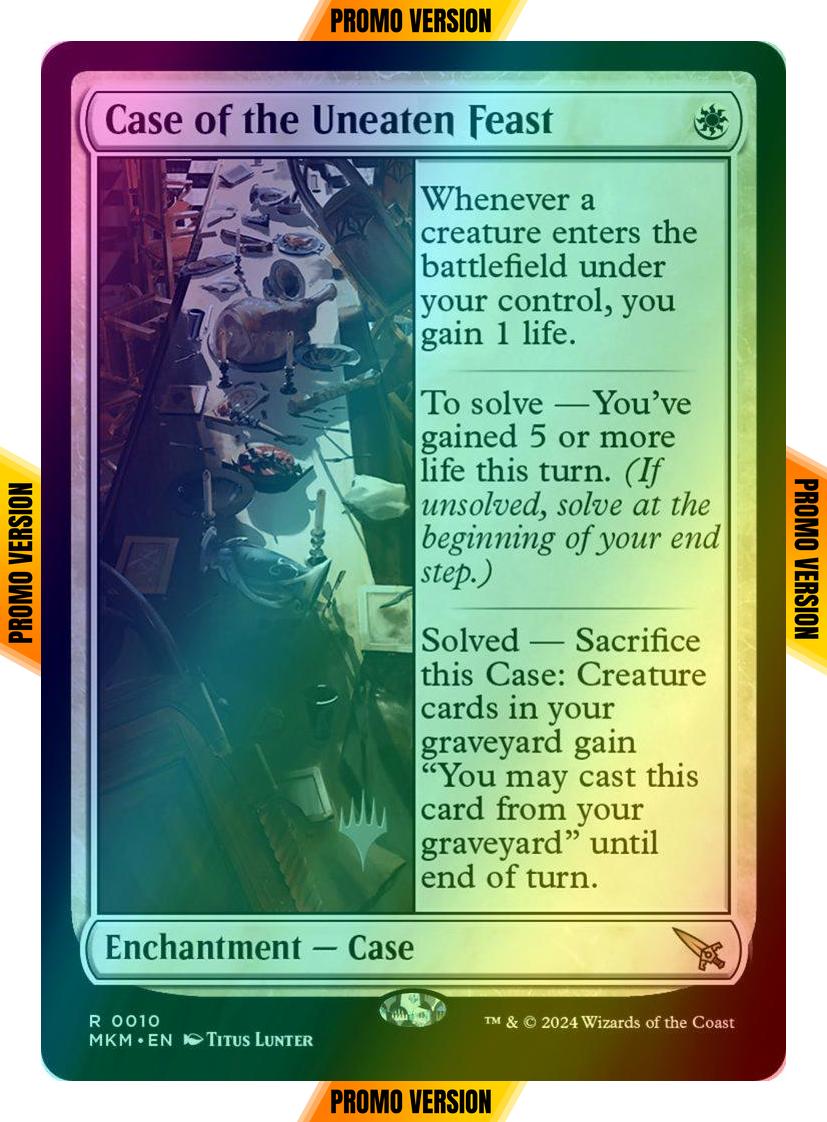 Case of the Uneaten Feast [10p] [Promo Pack] [Murders at Karlov Manor: Promos] [Foil]