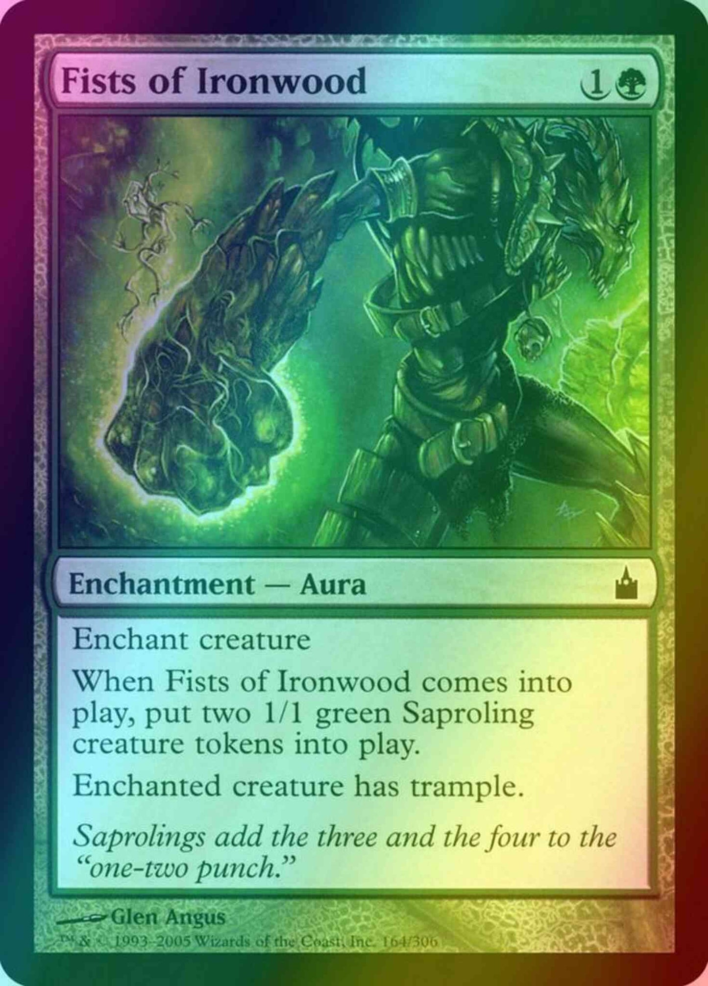 Fists of Ironwood [164] [Ravnica City Of Guilds] [Foil]