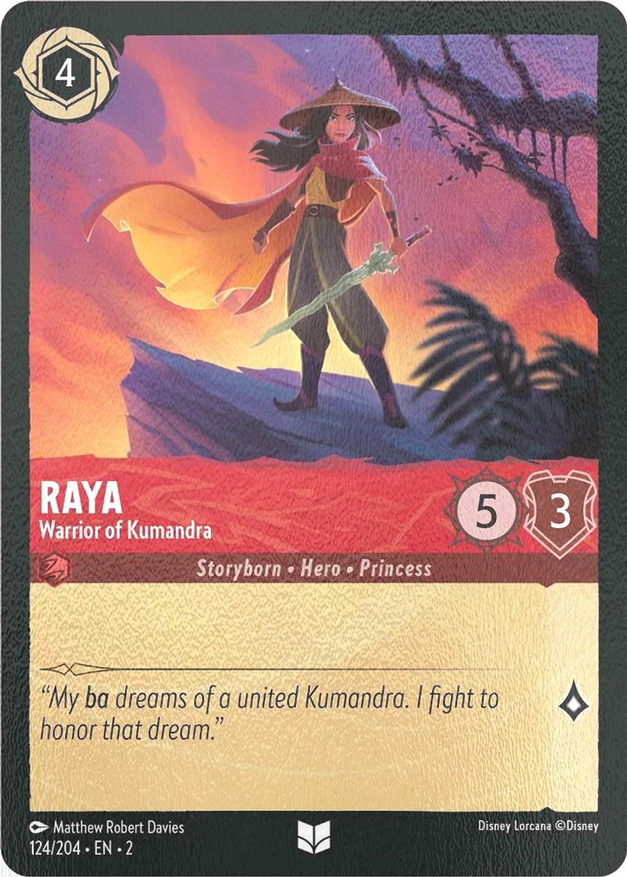 Raya - Warrior of Kumandra - 124/204 [Rise Of The Floodborn] [Cold Foil]