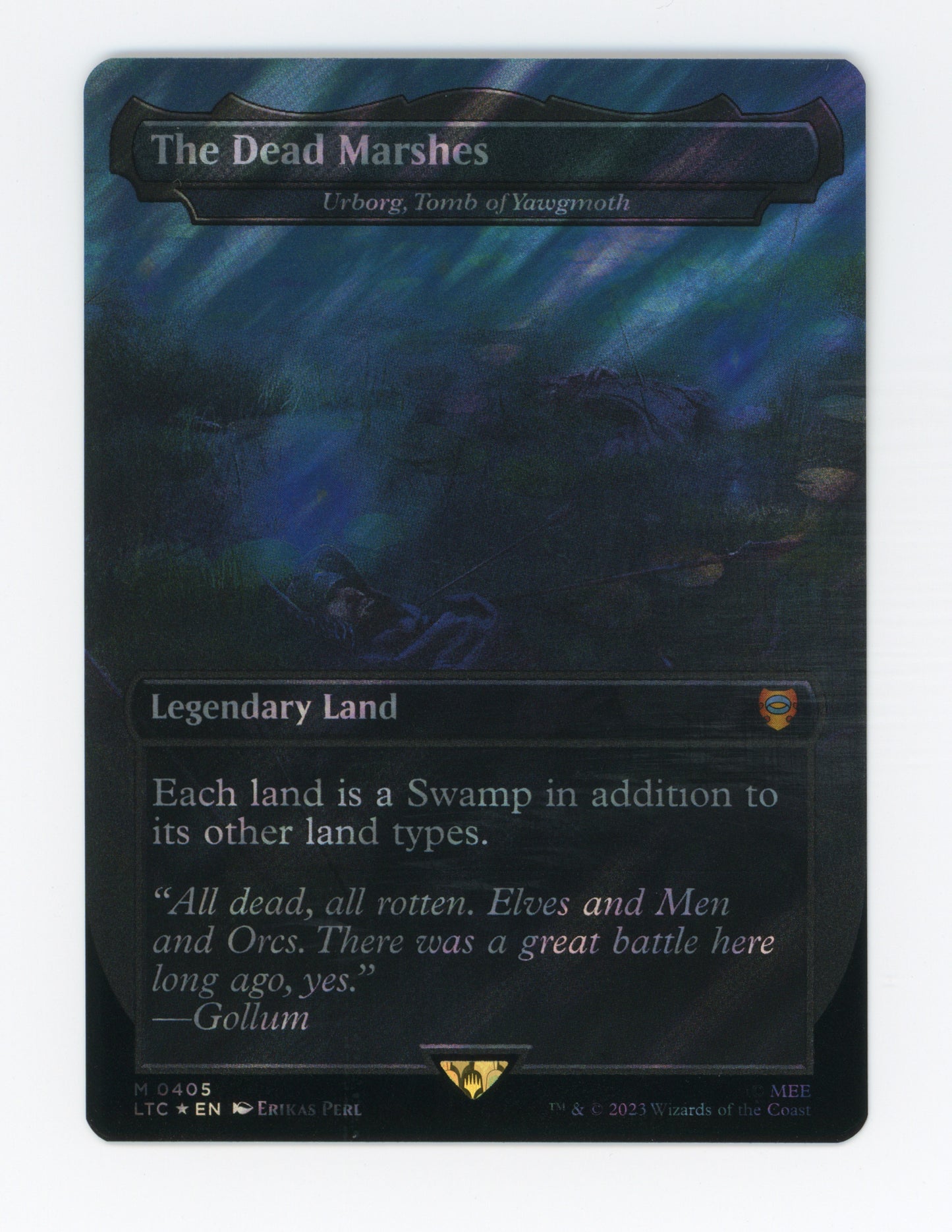 The Dead Marshes - Urborg, Tomb of Yawgmoth — Borderless|Realms and Relics|Surge Foil — ID 18460