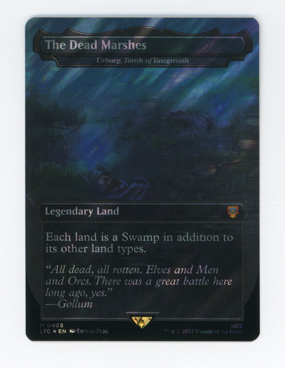 The Dead Marshes - Urborg, Tomb of Yawgmoth — Borderless|Realms and Relics|Surge Foil — ID 18460