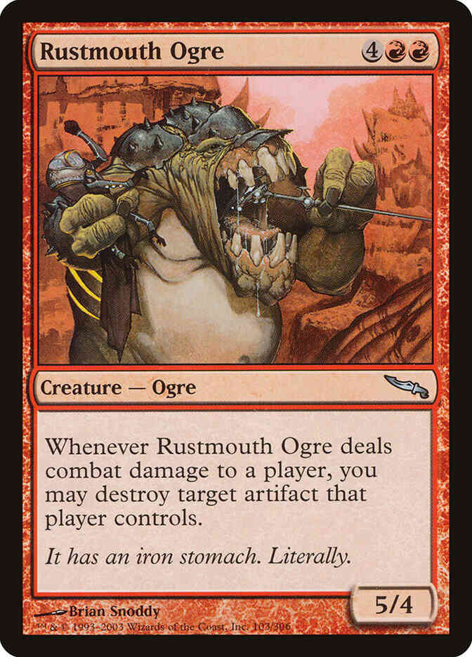Rustmouth Ogre [103] [Mirrodin] [Non-Foil]