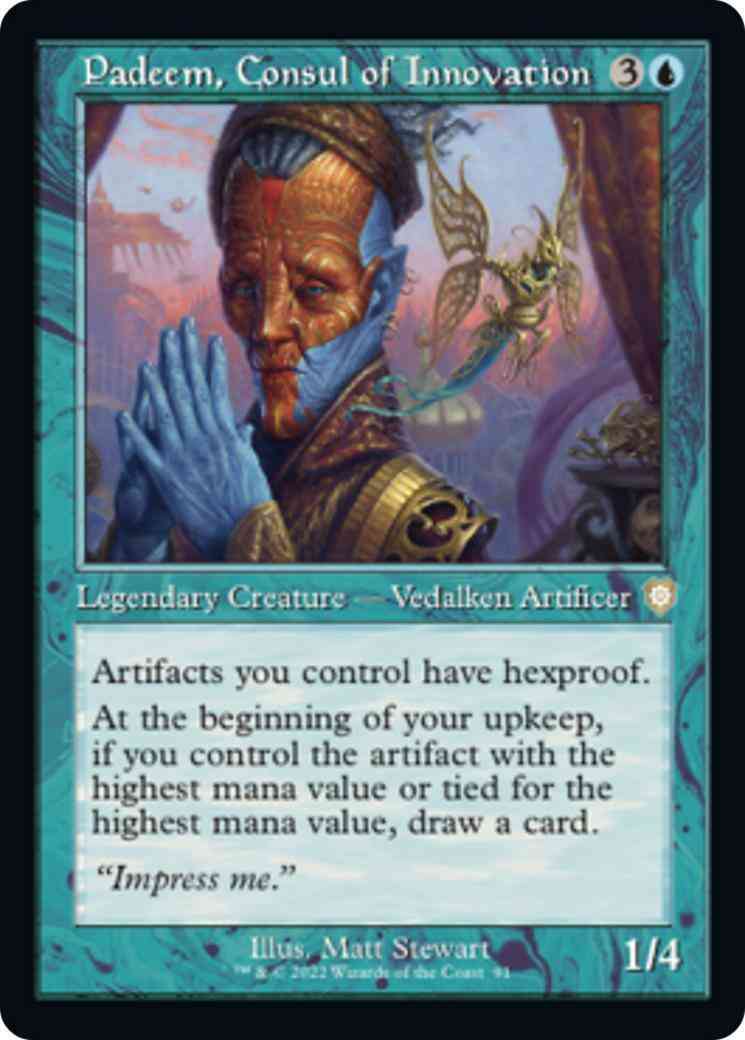 Padeem, Consul of Innovation [91] [Retro Frame] [The Brothers' War: Commander] [Non-Foil]