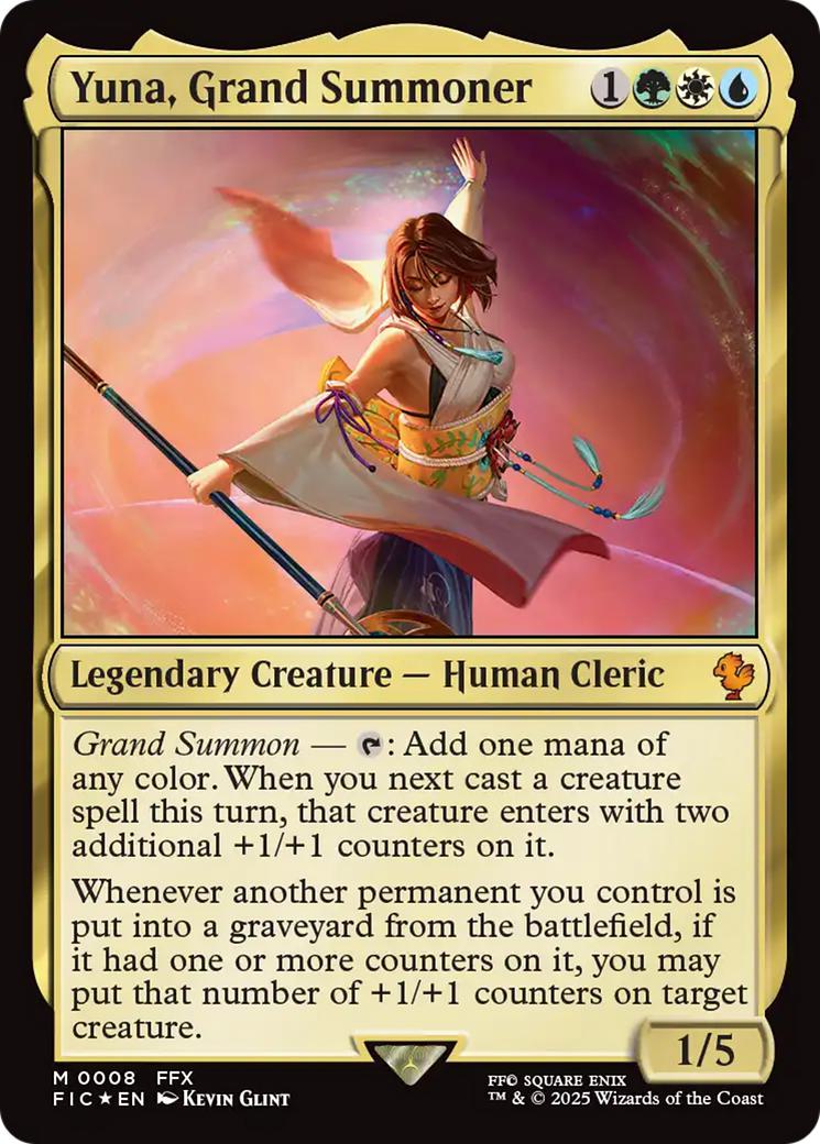 Yuna, Grand Summoner [8] [FINAL FANTASY: Commander] [Non-Foil]