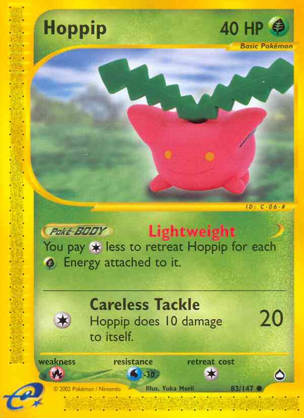 Hoppip - 83/147 - Common [ecard2-83] [Non-Holo]