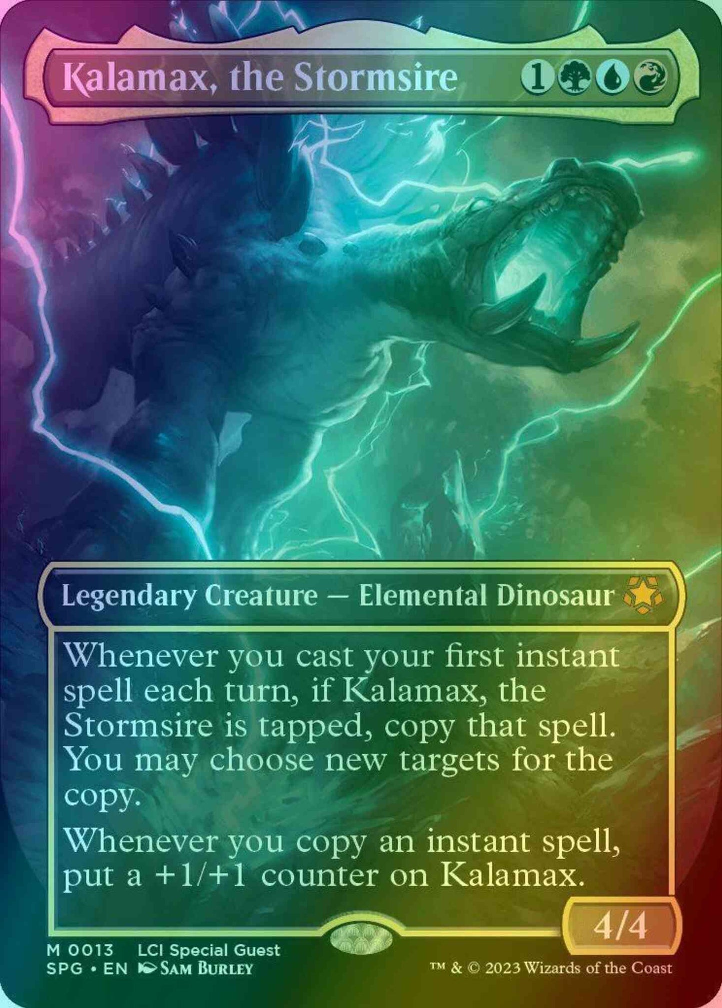 Kalamax, the Stormsire [13] [Borderless] [Special Guests] [Foil]