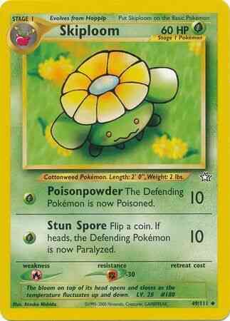Skiploom - 49/111 - Uncommon - Unlimited [neo1U-49] [Non-Holo]