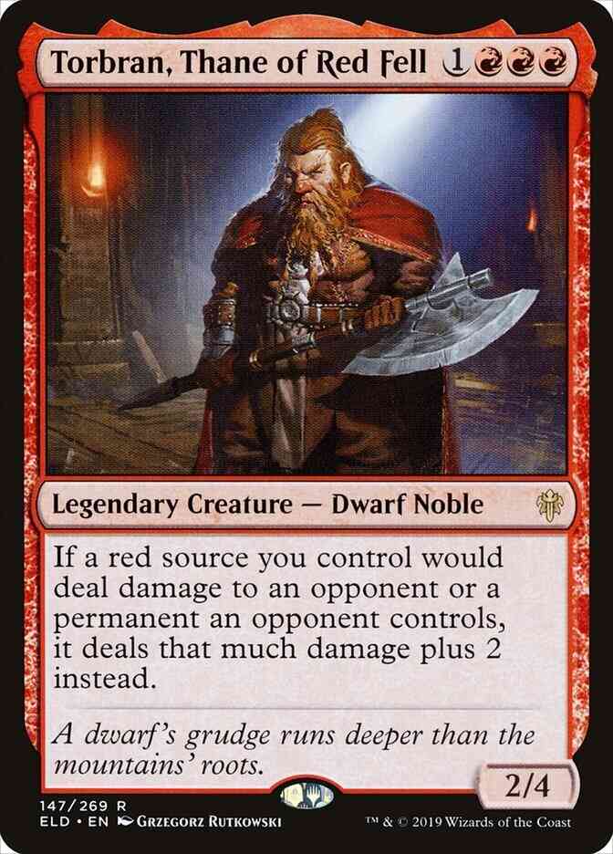 Torbran, Thane of Red Fell [147] [Throne of Eldraine] [Non-Foil]