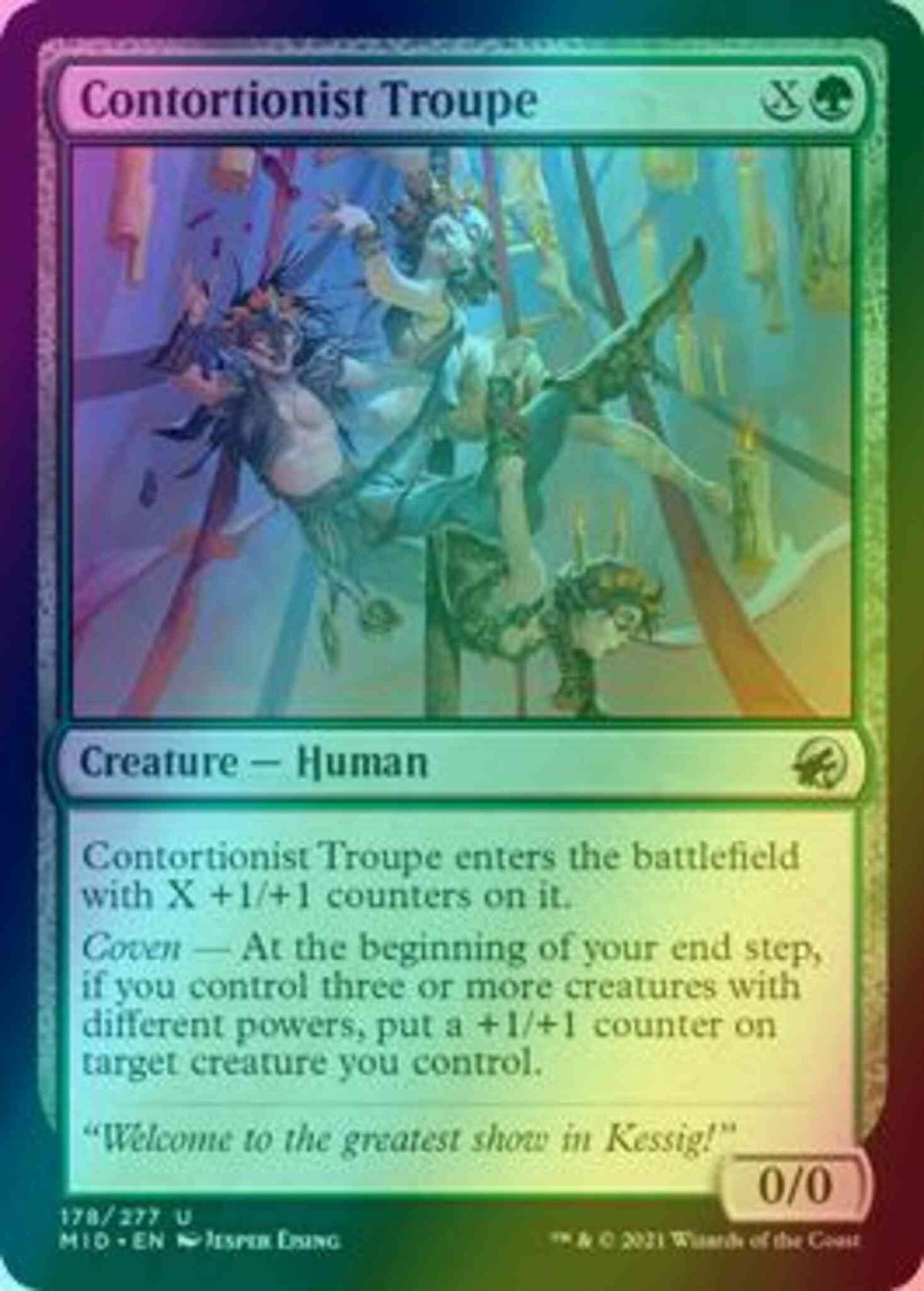 Contortionist Troupe [178] [Innistrad: Midnight Hunt] [Foil]