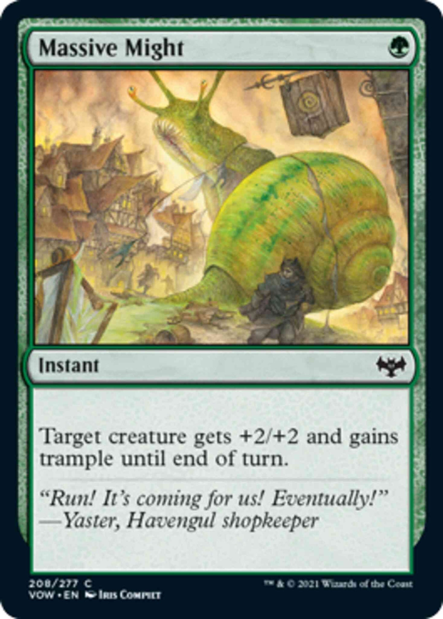 Massive Might [208] [Innistrad: Crimson Vow] [Non-Foil]